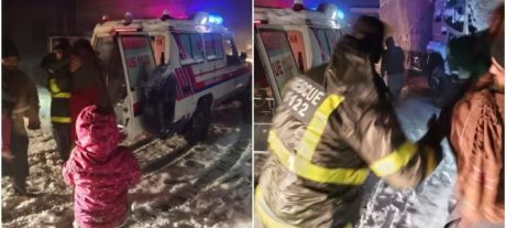 Rescue Operation Launched as Heavy Snowfall Traps Vehicles in Tirah Valley