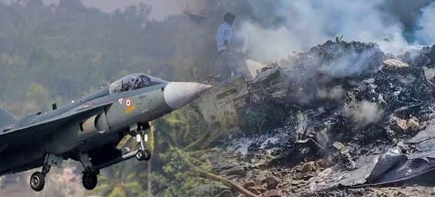 Tejas fighter jet belonging to the Indian Air Force (IAF) crashed during a routine training exercise on Monday, officials confirmed