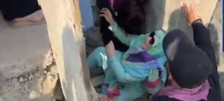 Imran Khan’s Sister Falls Into Drain Near Adiala Jail