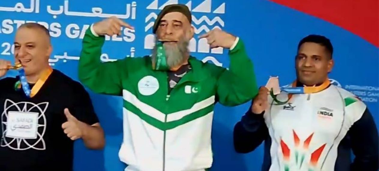 Pakistan’s Maqsood Rathore Wins Gold at World Masters Games