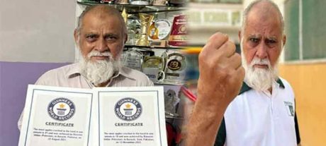 74-Year-Old Pakistani Achieves Incredible Guinness World Record