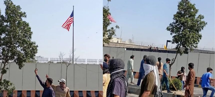 Clashes Erupt Outside US Consulate Karachi over Khamenei Martyrdom