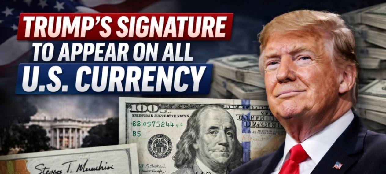 Donald Trump Signature on US Currency Sparks Debate, Ends 165-Year Tradition