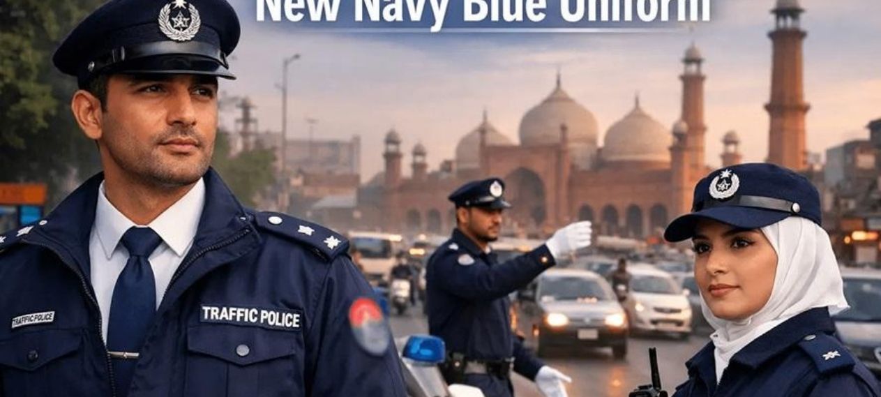 Lahore Traffic Police Introduce New Uniforms Under CM Policy