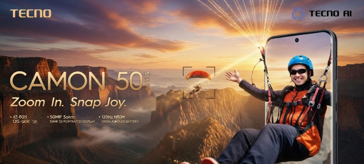 TECNO Mobile Launches Camon 50 Pro in Pakistan with AI Zoom and Underwater Photography