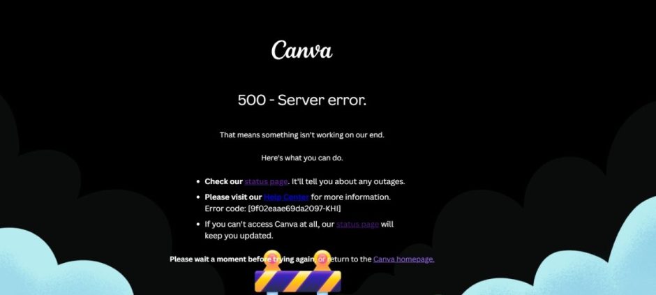 Canva Faces 500 Server Error, Users Report Widespread Access Issues and Design Disruptions