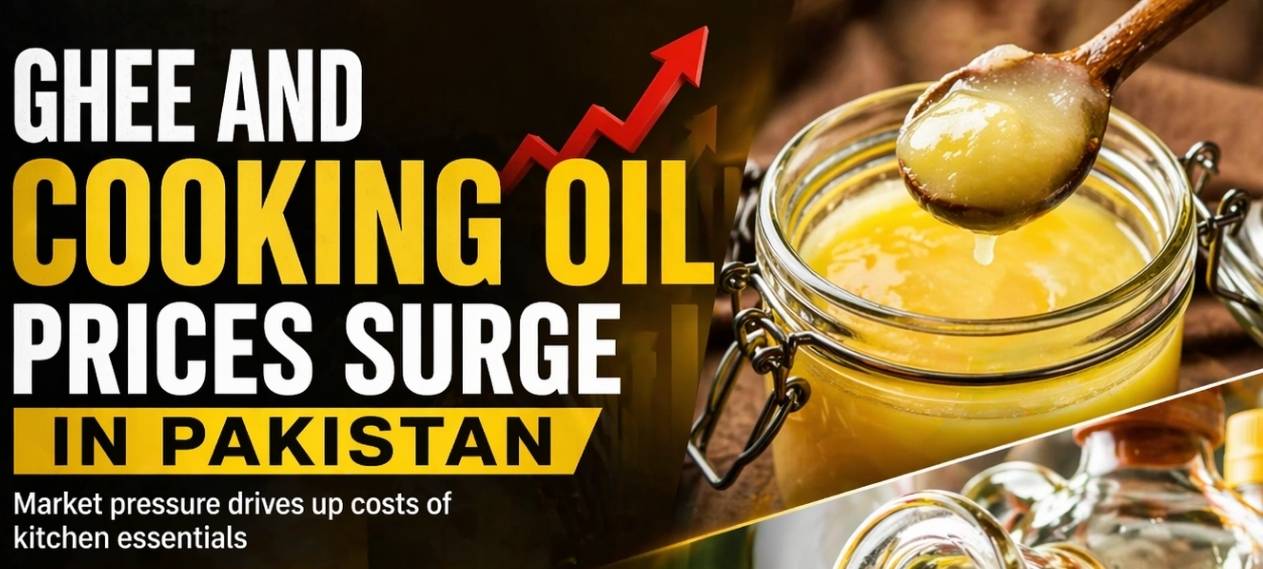 Ghee and Cooking Oil Prices Surge in Pakistan Amid Market Pressure