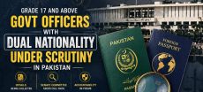 Grade 17 and Above Govt Officers with Dual Nationality Under Scrutiny in Pakistan