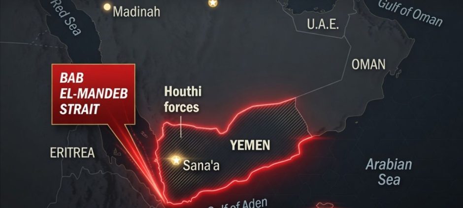 Houthis Threaten Bab el-Mandeb Strait Closure as Iran-US Tensions Escalate