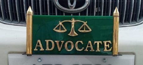 Lawyers Directed to Remove ‘Advocate’ Plates from Vehicles