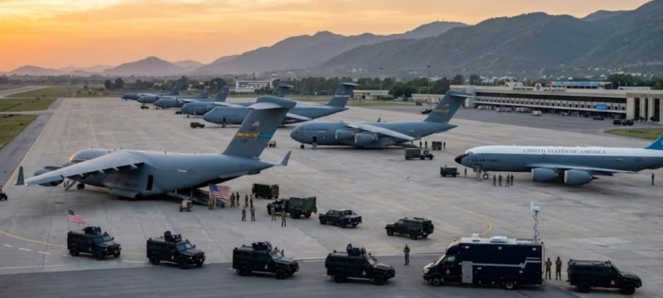 Nine US Aircraft Arrive in Pakistan Ahead of JD Vance Islamabad Visit