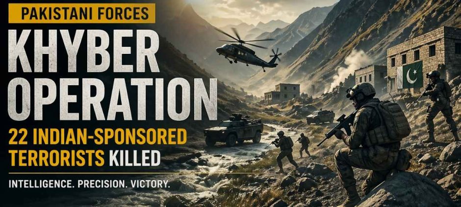 Pakistani Forces Kill 22 Indian-Sponsored Terrorists In Khyber Operation