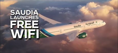 Saudia Introduces Free Internet Services on All Flights