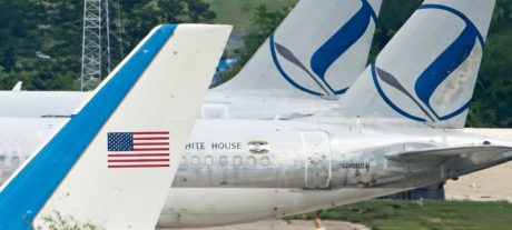 US and Iran Aircraft Seen Parked Side by Side at Noor Khan Airbase During Talks