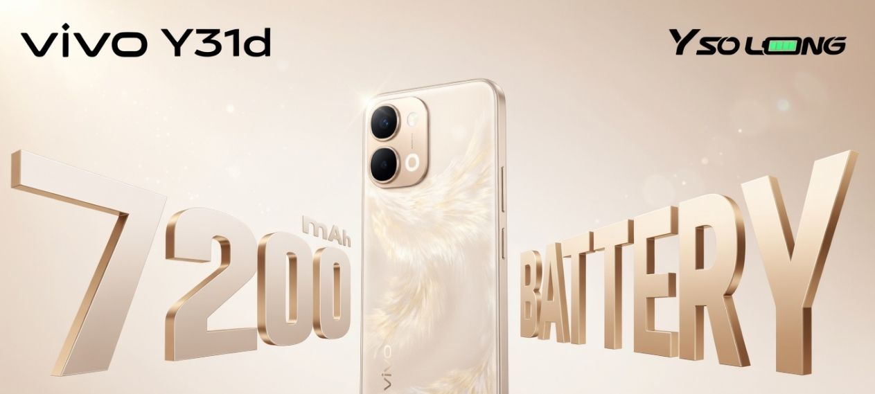 Vivo Launches Y31d in Pakistan with 7,200mAh Battery, Price Starts at Rs57,999 Vivo Launches Y31d in Pakistan with 7,200mAh Battery, Price Starts at Rs57,999