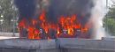 Fire Erupts in Metro Bus Near Rawalpindi Sixth Road