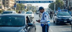 Karachi Traffic Police Introduce New Enforcement System Against Wrong-Way Driving