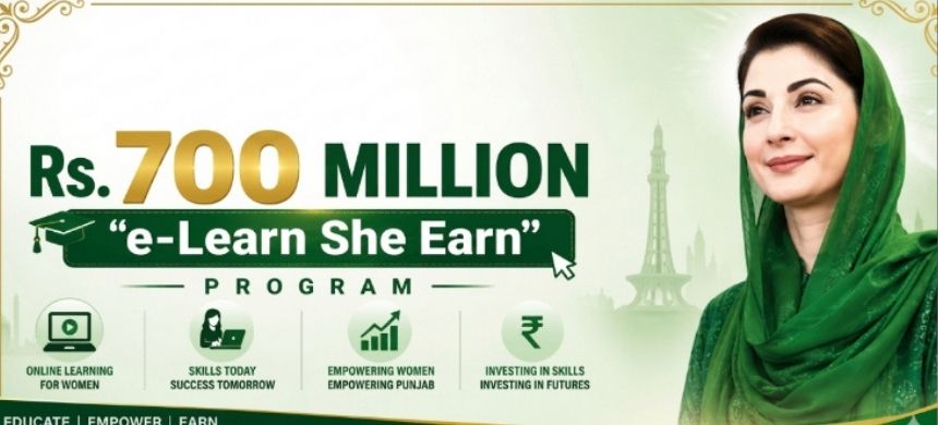 Punjab Launches Rs700 Million “e-Learn She Earn” Program for Women