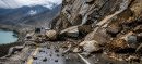 Heavy rains triggered landslides that blocked the Karakoram Highway and Baltistan Road, leaving travelers stranded across Gilgit-Baltistan.