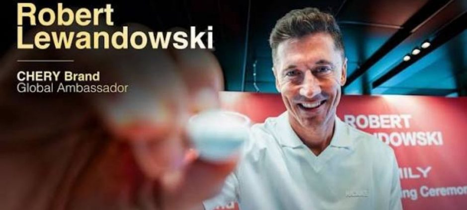 Lewandowski Joins Chery as Global Brand Ambassador