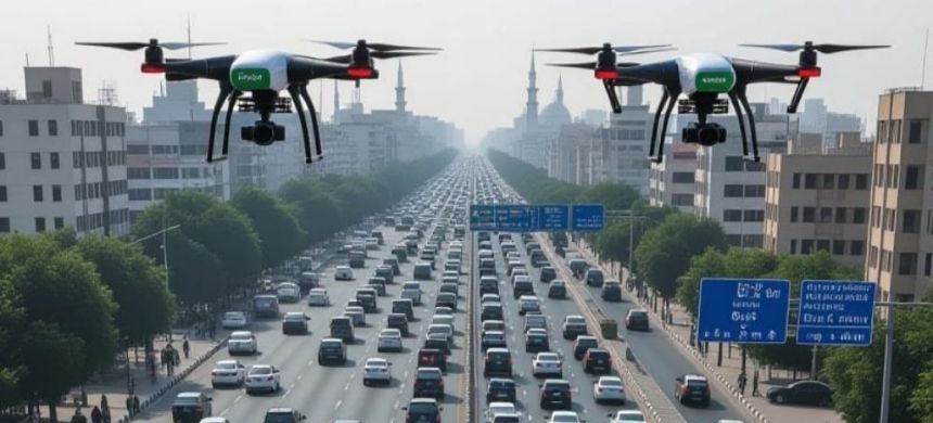 Lahore Deploys AI Drones to Improve Traffic Management