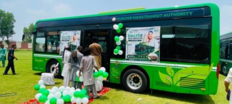 Maryam Nawaz Launches Green Electric Bus Service in Layyah