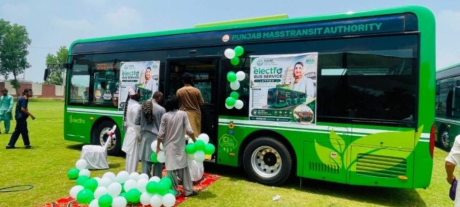 Maryam Nawaz Launches Green Electric Bus Service in Layyah