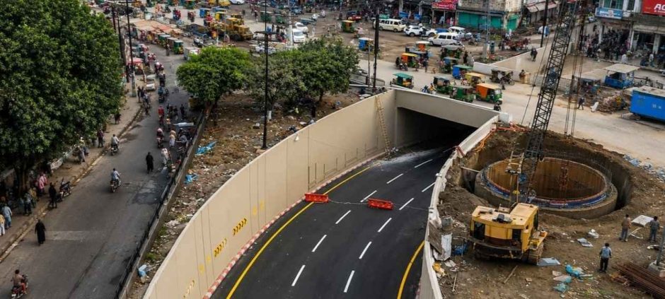 Lahore’s Bhatti Chowk Underpass Opens to Traffic