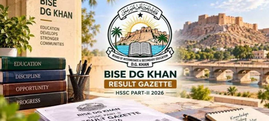 BISE DG Khan 12th Class Result Gazette 2026 Released