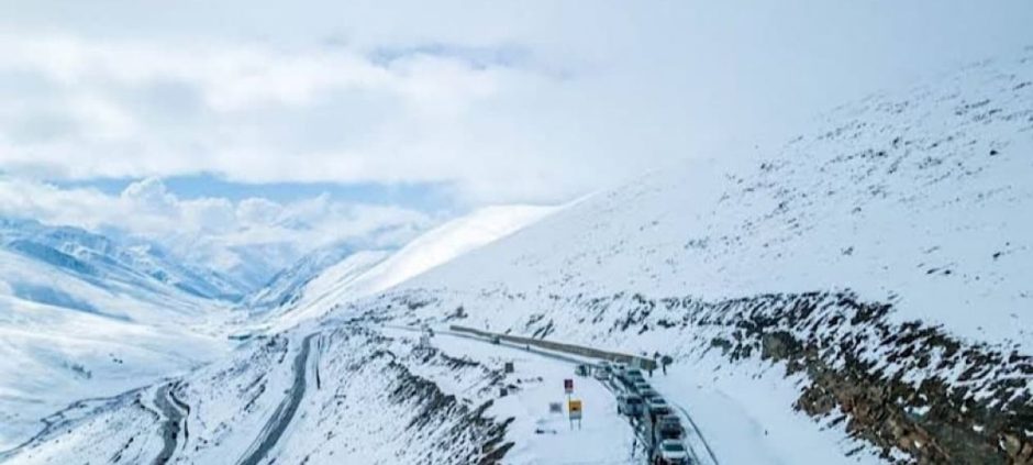 Babusar Top Receives First Snowfall of Season
