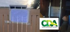 CDA Moves to Seal Unapproved Housing Scheme Offices