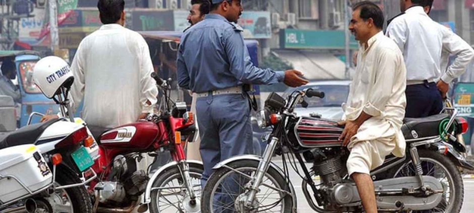 Faisalabad Traffic Police Issues New Motorcycle Plate Rules