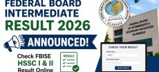 Federal Board Announces 11th Class Result 2026