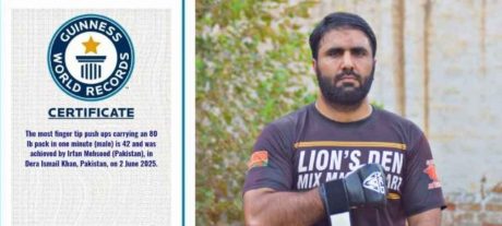 Irfan Mehsud Sets New Guinness World Record in Pakistan