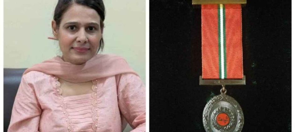 PIMS Nurse Razia Noreen Awarded Tamgha-i-Shujaat