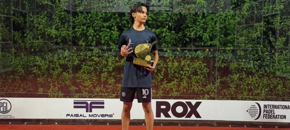 Young Padel Star Asad Atif Makes His Mark at Pakistan Nationals
