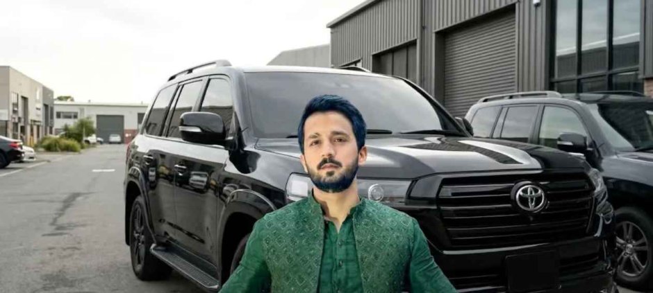 Rajab Butt’s Luxury Land Cruiser Seized in Lahore Police Crackdown