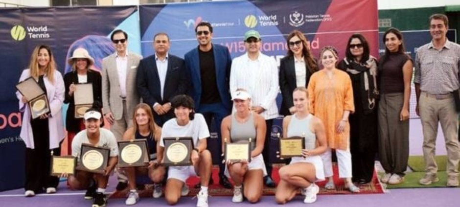 US diplomat joins Pakistani-American couple at landmark tennis event