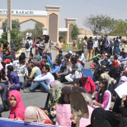 KU Students Take to the Streets to Protest Increase in University Fees